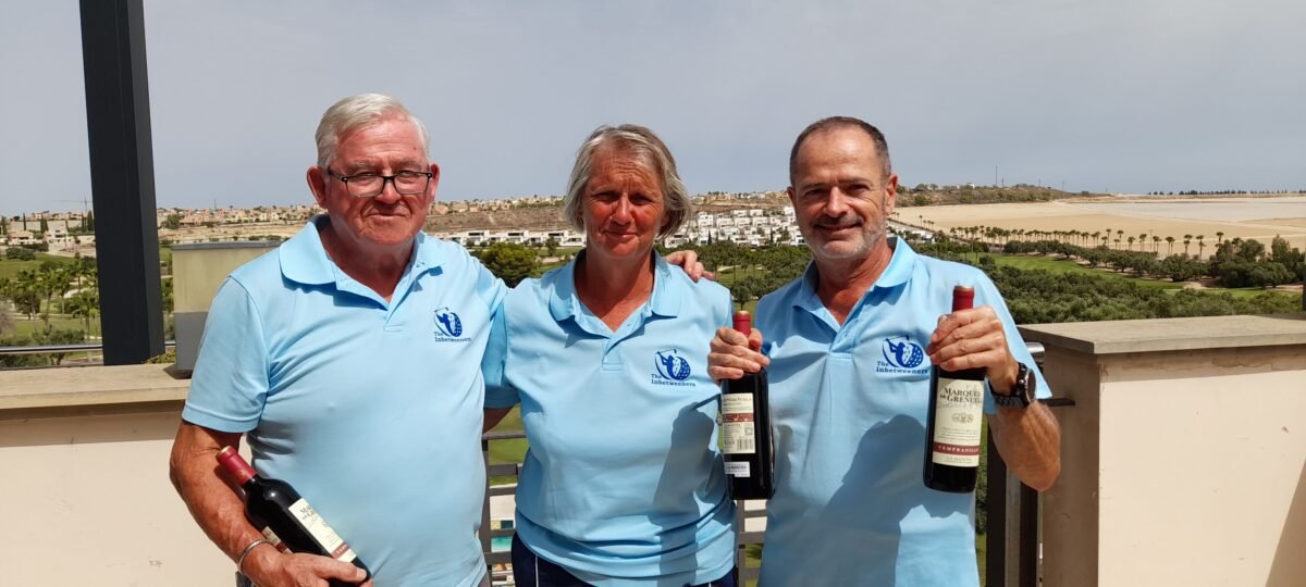 Inbetweeners Golf Society Winners Nearest the plan at La Finca