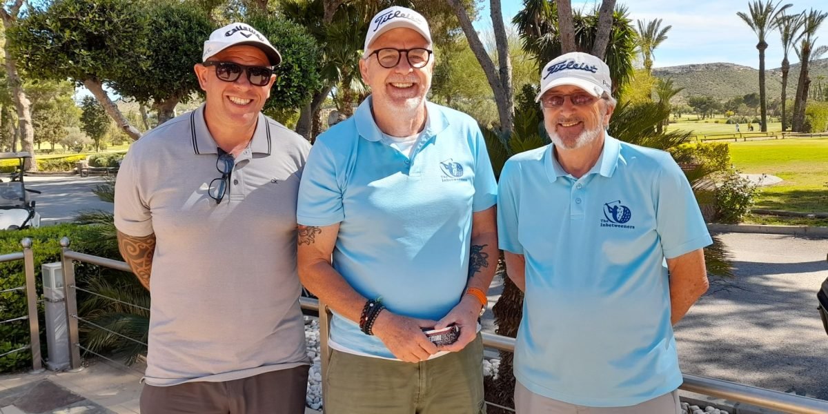 (left To Right) In 2nd place on 39 points, Carl Radcliffe. In 1st place, with a superb 40 points, Sam Williamson. And in 3rd place, with 38 points, Roy Harris